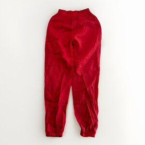 Y2K Perspective Parachute Nylon Windbreaker Jogger Retro Track Pants Wom Sz S